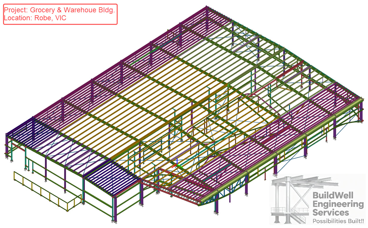 Grocery store steel model in Victoria