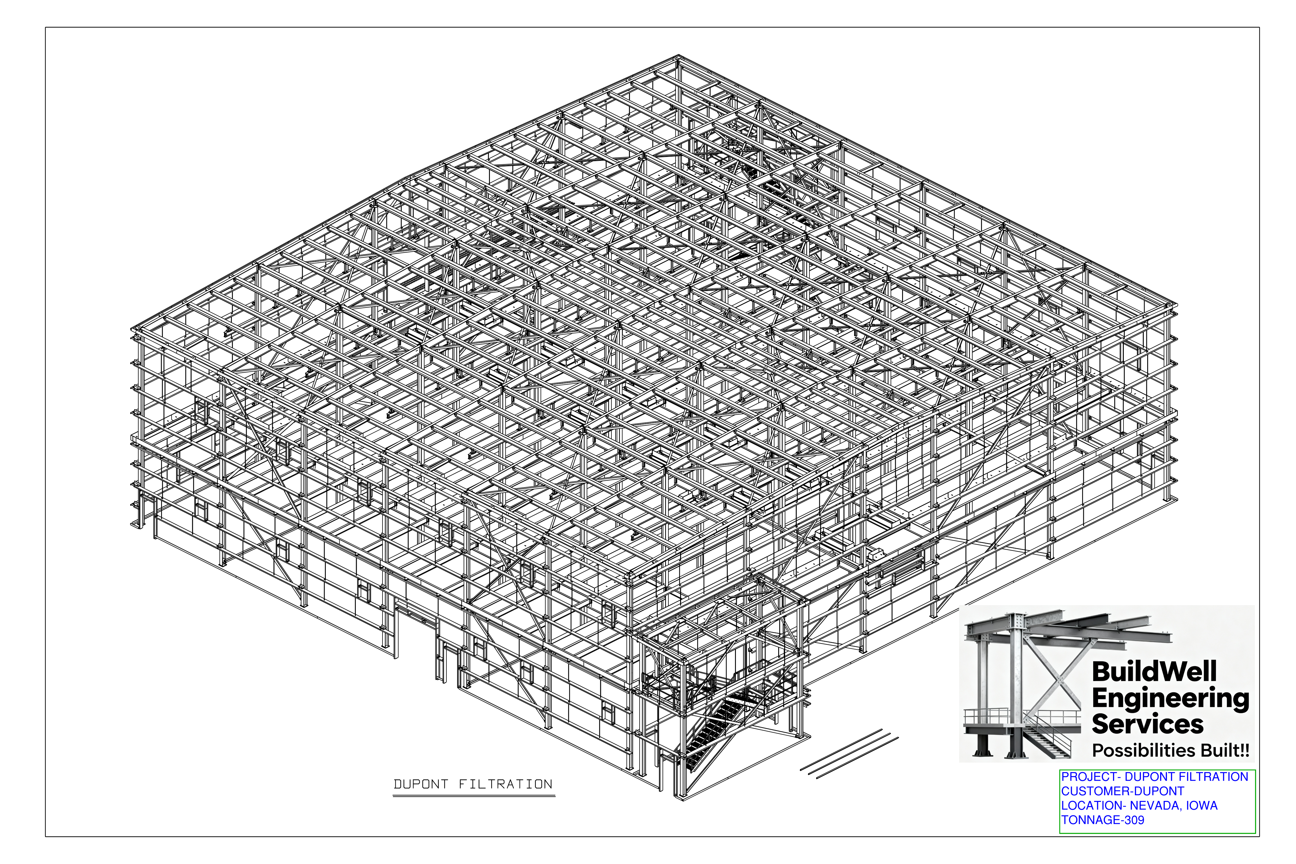 Filtration Plant SDS2 steel model
