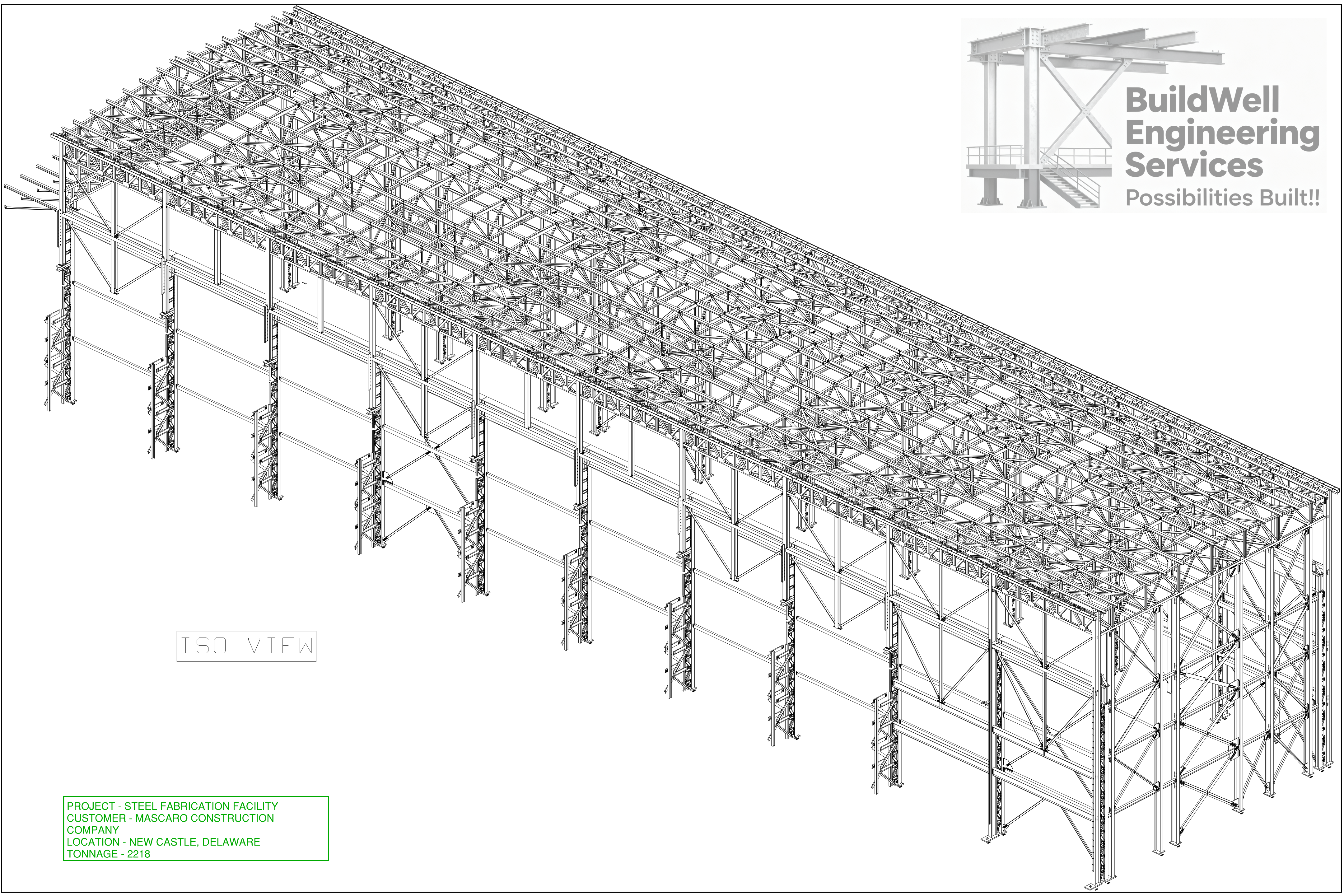 Fabrication Facility Delaware SDS2 steel model